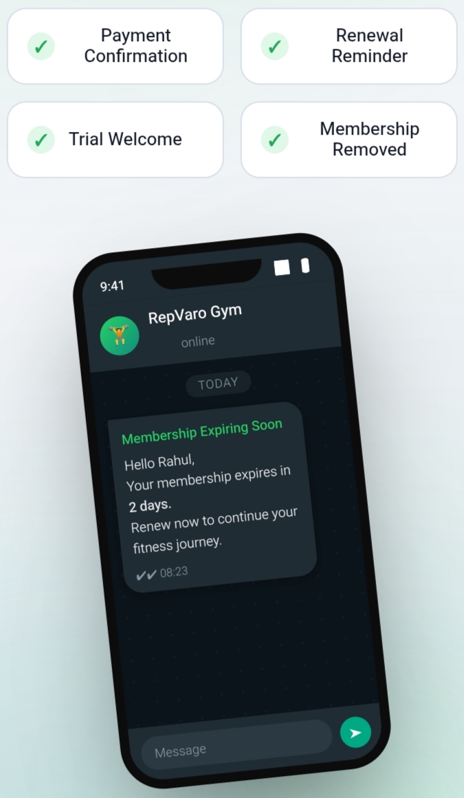 RepVaro whatsapp reminder illustration